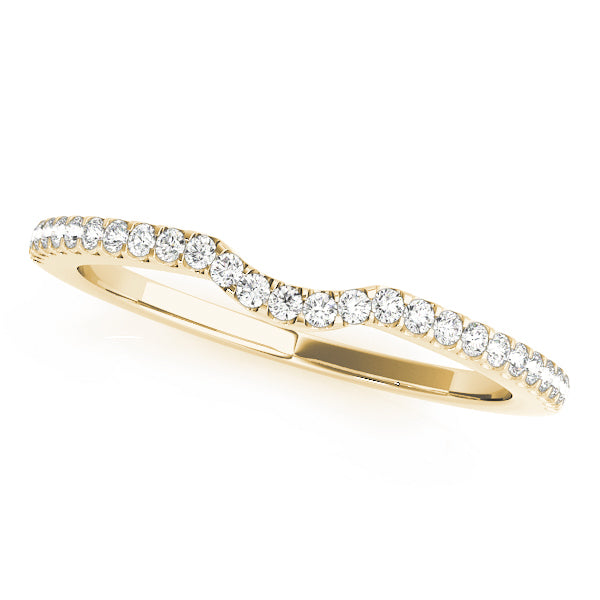 18K Yellow Gold Diamond Wedding Ring