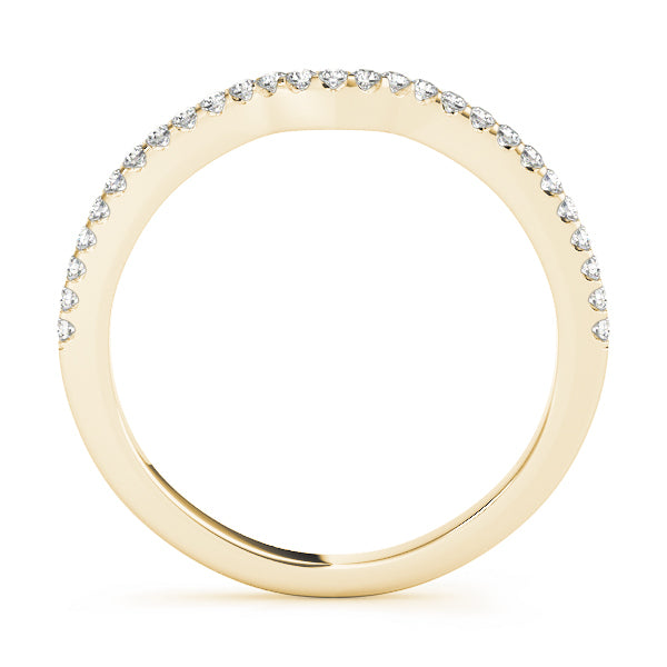 14K Yellow Gold Diamond Wedding Ring