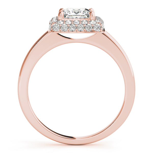 18K Rose Gold 1.20ctw Diamond Engagement Ring