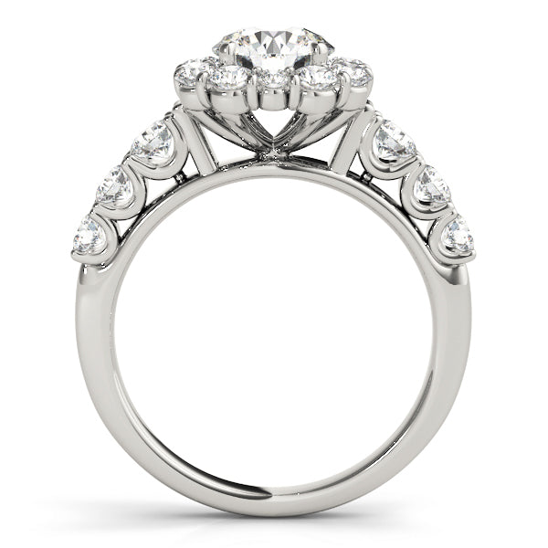 Style# 50593-E Halo Diamond Engagement Ring