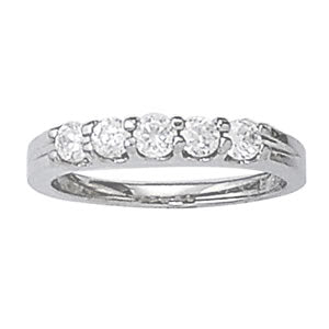 Platinum White Diamond Wedding Ring