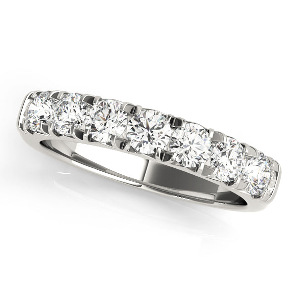 18K White Gold 1/4 ct Diamond Wedding Band