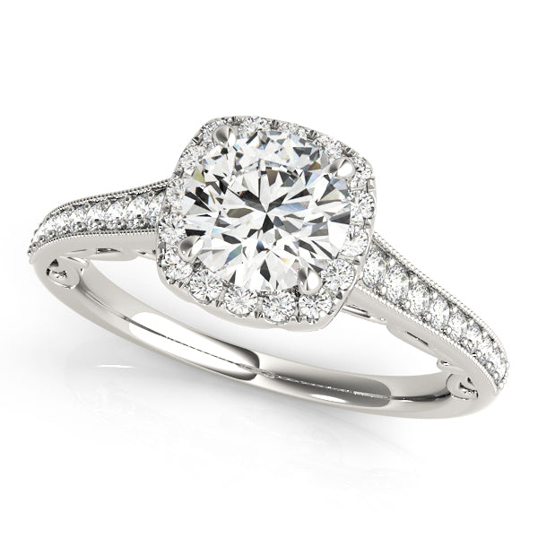 Style# 50854-E Halo Diamond Engagement Ring