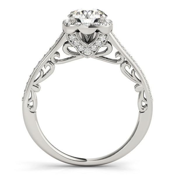 Style# 50854-E Halo Diamond Engagement Ring