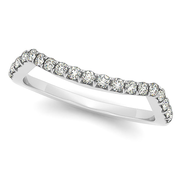Platinum White Diamond Wedding Ring