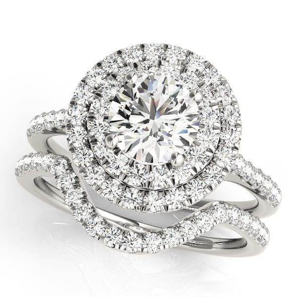 Style# 50900-E Halo Diamond Engagement Ring