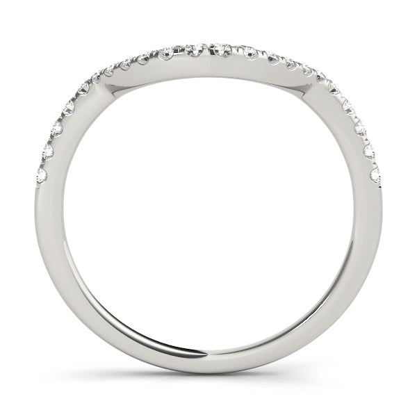 18K White Gold Diamond Wedding Ring