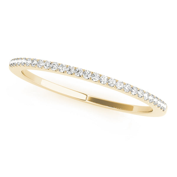 18K Yellow Gold Multi-Diamond Wedding Band