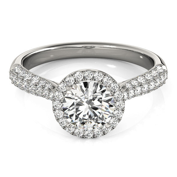 Style# 51008-E Halo Diamond Engagement Ring