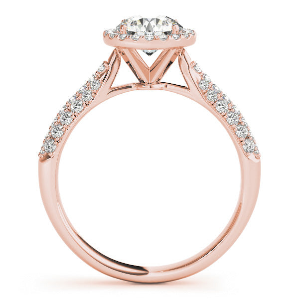 18K Rose Gold 1.33ctw Round Diamond Engagement Ring