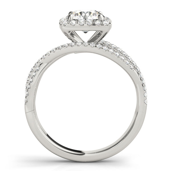 Style# 51017-E Halo Diamond Engagement Ring