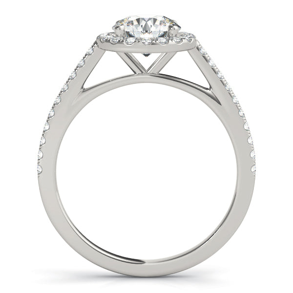 18K White Gold 1.33ctw Round Diamond Engagement Ring