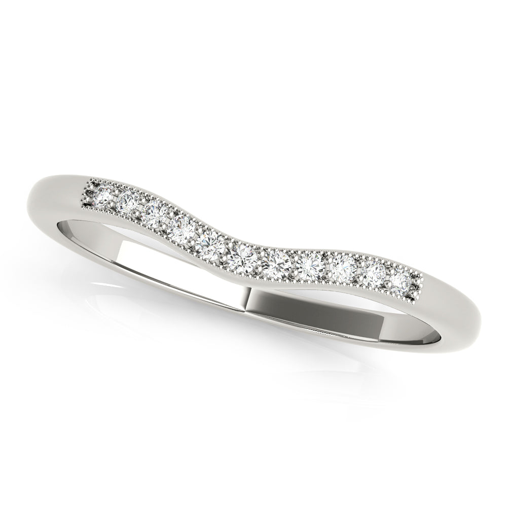 Platinum White Diamond Wedding Ring