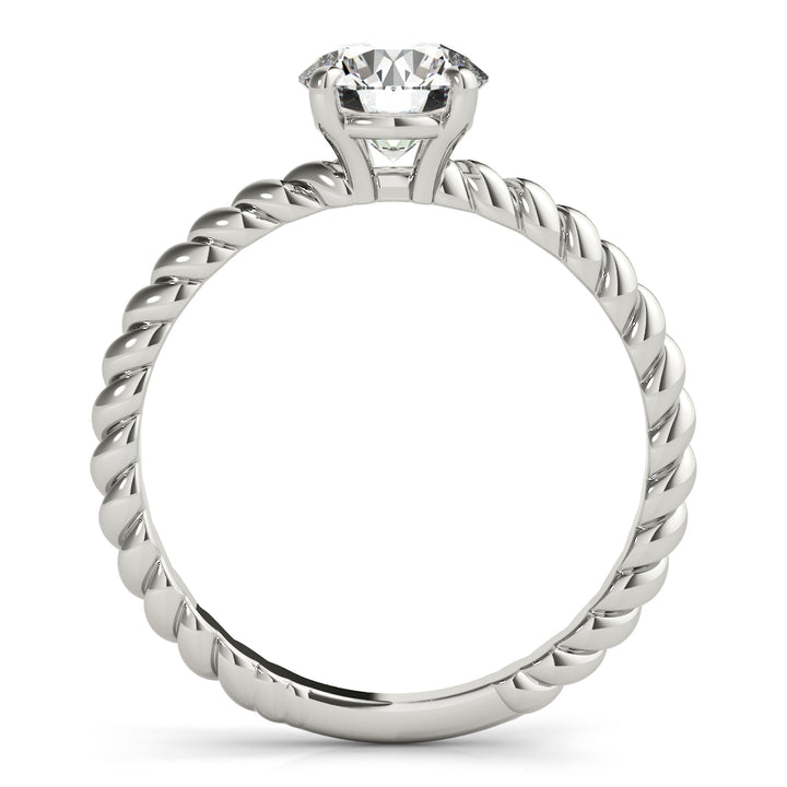 18K White Gold 1ct Diamond Solitaire Engagement Ring