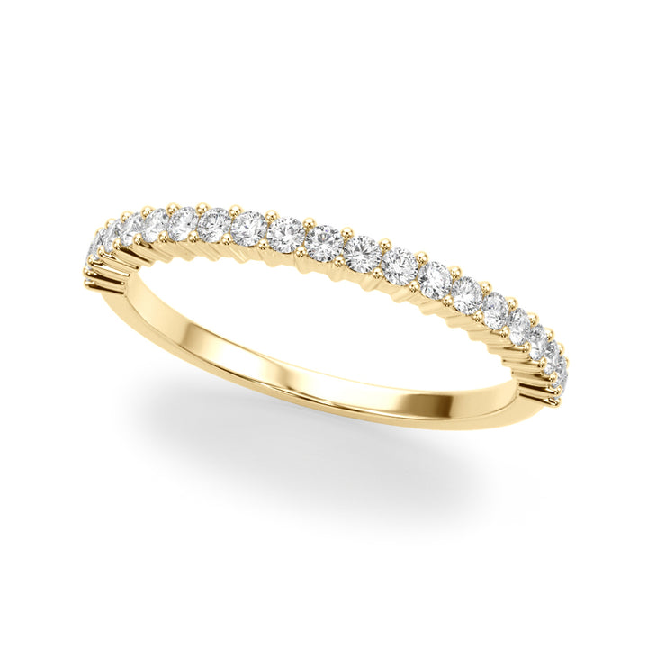 14-Diamond 18K Yellow Gold Wedding Ring