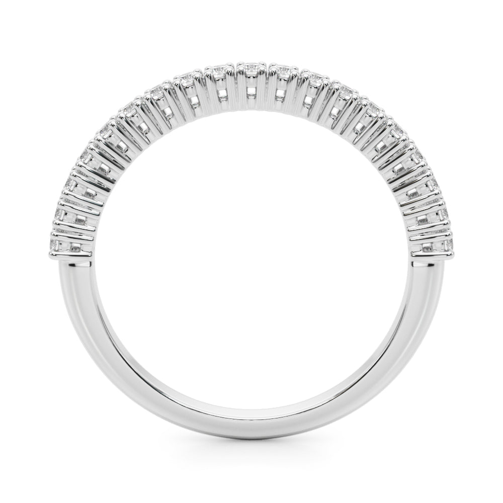 Lab Diamond Wedding Band