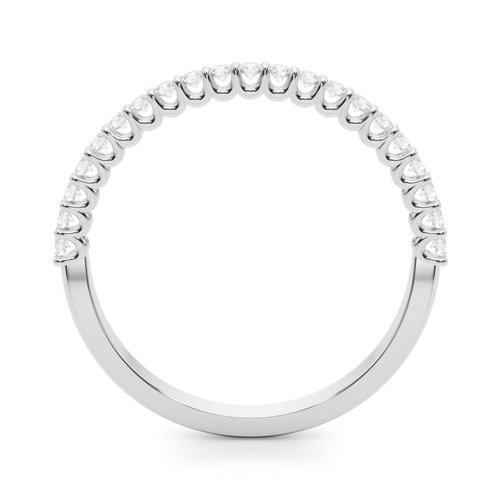 White Platinum 14-Stone Diamond Wedding Ring