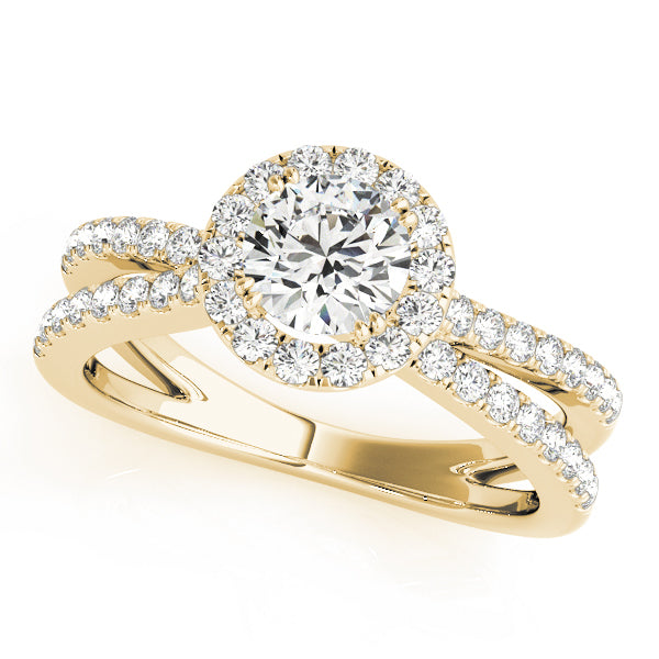 Style# 50531-E Halo Diamond Engagement Ring