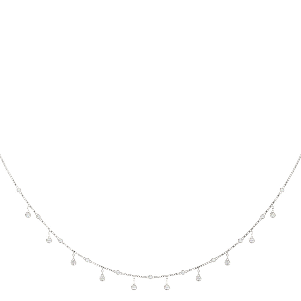 Lab Grown Diamond Multi-Stone Pendant Necklace