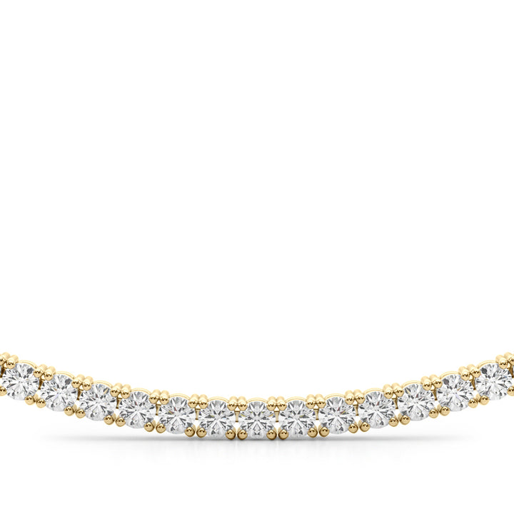 18K Yellow Gold 147 Diamond 16"" Necklace