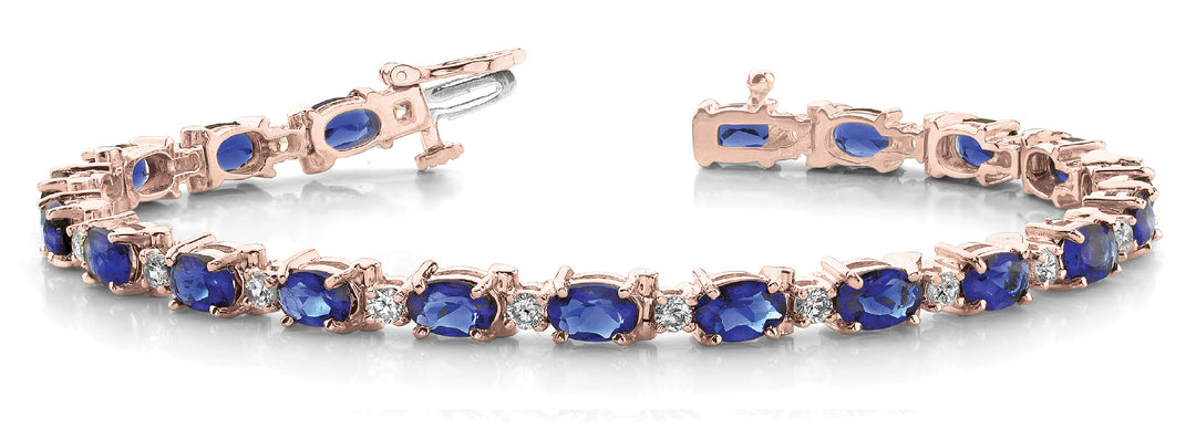 Rose Gold Diamond Fashion Bracelet | 14K Jewelry