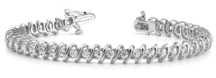 Lab Diamond S Link Tennis Bracelet