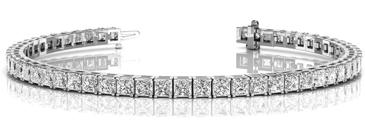52 Diamond 14K White Gold In Line Tennis Bracelet