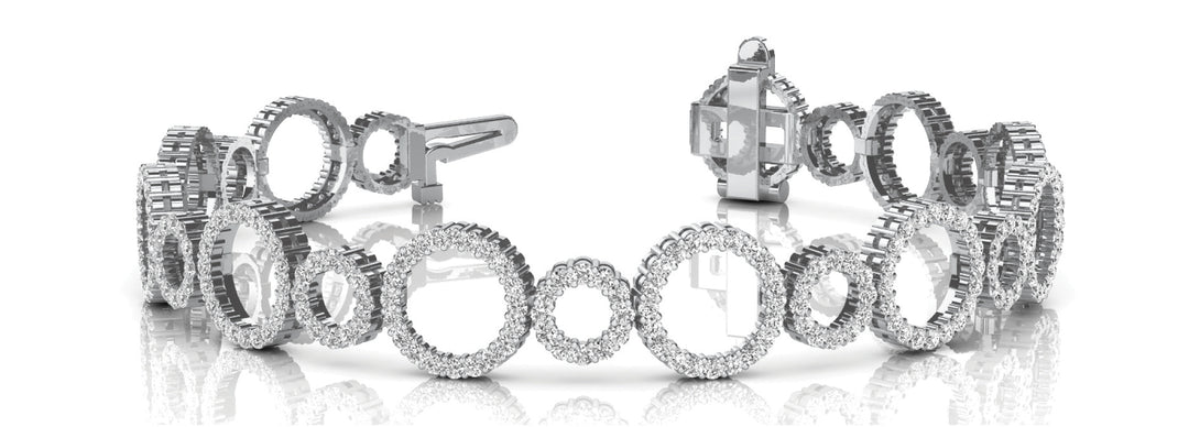 White Platinum 297 Diamond Tennis Bracelet