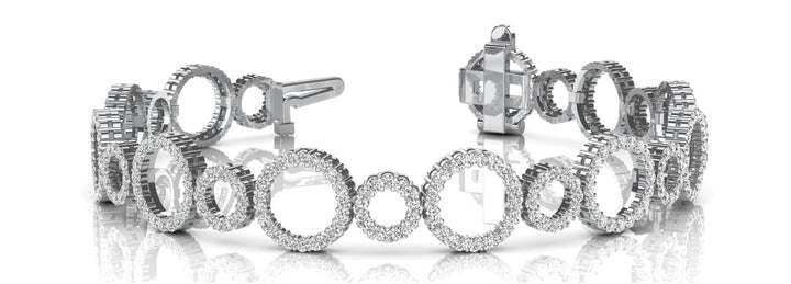 White Platinum 297 Diamond Tennis Bracelet