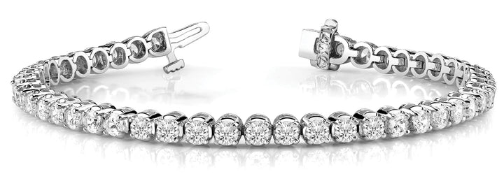 White Platinum 11.2 CTW Lab Diamond Tennis Bracelet