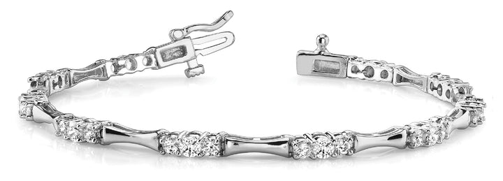 18K White Gold Lab Diamond Fashion Bracelet