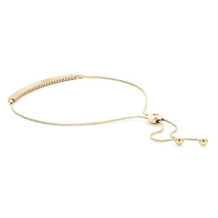 14KW DIAMOND ADJUSTABLE BRACELET