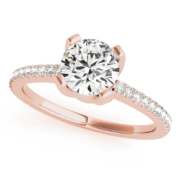 ENGAGEMENT RINGS SINGLE ROW PRONG SET