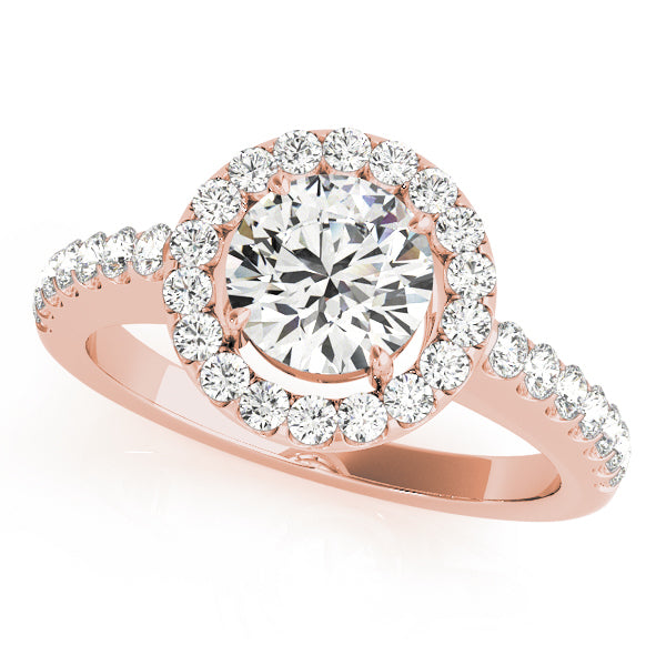 Style# 50530-E Halo Diamond Engagement Ring