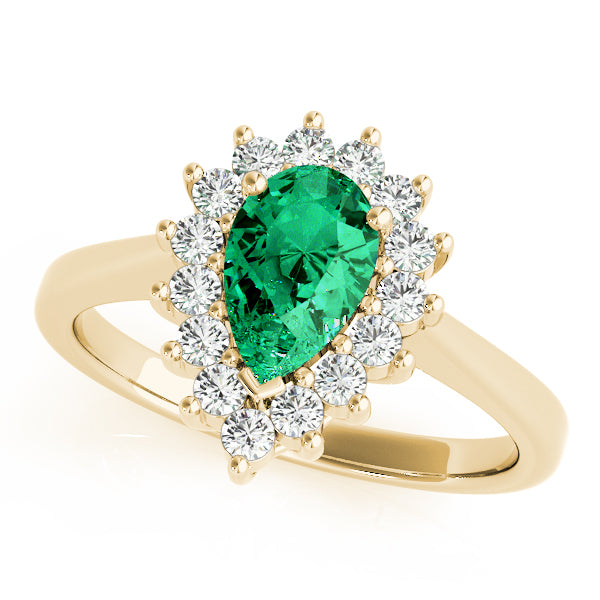 14K Yellow Gold Multi-Diamond Fashion Ring