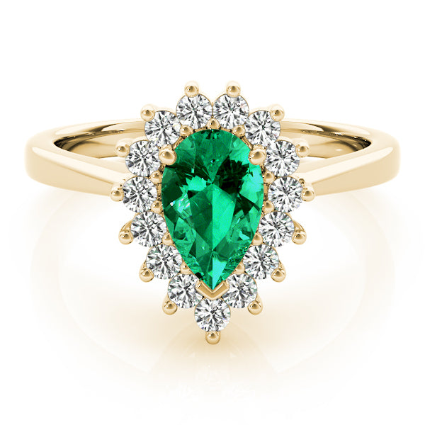 14K Yellow Gold Multi-Diamond Fashion Ring