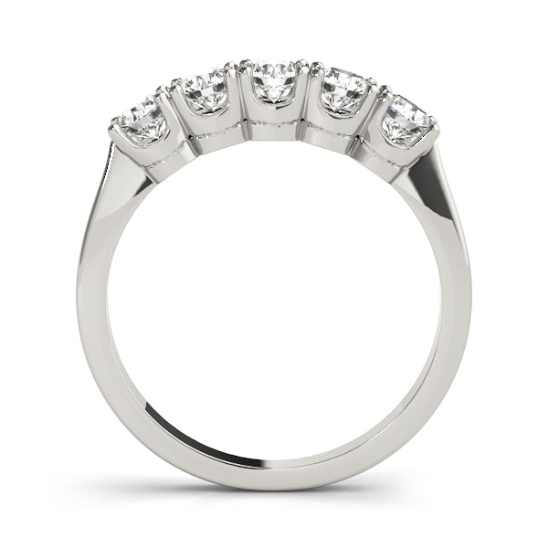 14K White Gold 1 ct Diamond Wedding Ring