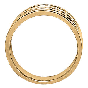 White Platinum 0.75ctw Lab Diamond Fashion Band