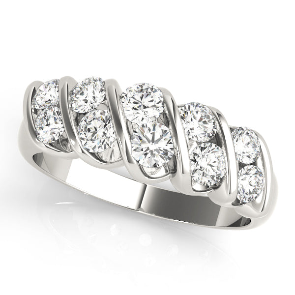 Platinum White Diamond Wedding Ring