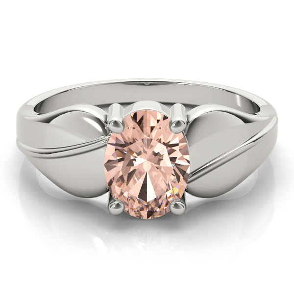 Oval Diamond Fashion Statement Ring