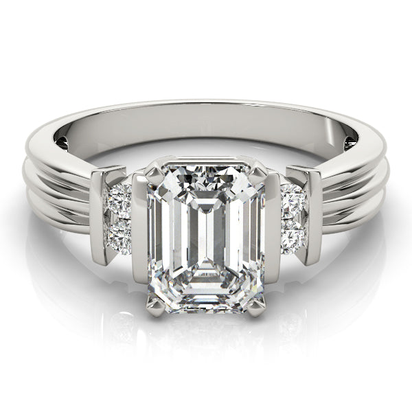 14K White Gold Multi-Diamond Fashion Ring