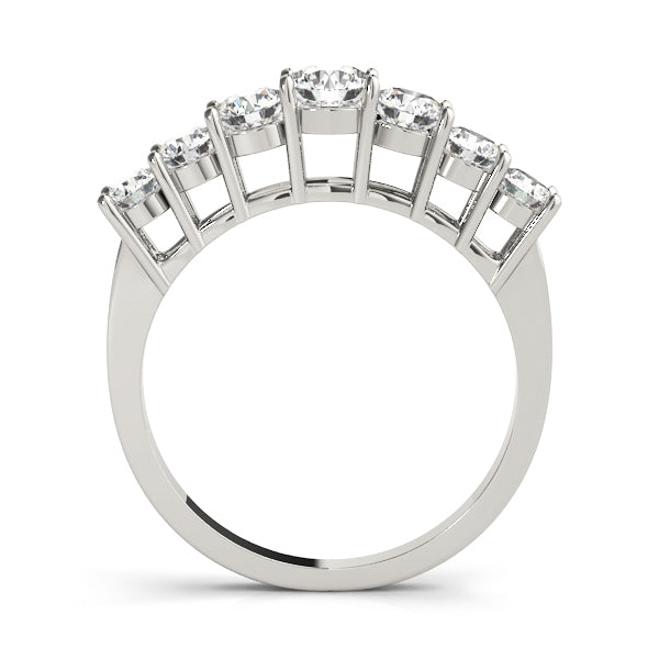 18K White Gold 1 CT Diamond Wedding Band