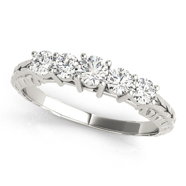 Platinum White Diamond Wedding Ring