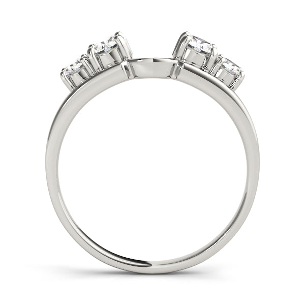 14K White Gold 1 CT Diamond Wedding Ring