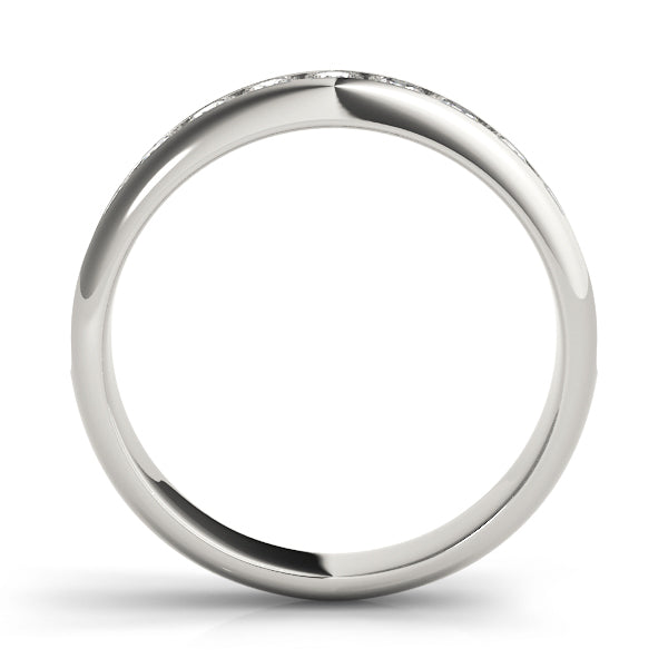 18K White Gold 1 ct Diamond Wedding Ring