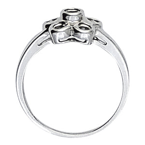18K White Gold Lab Diamond Fashion Ring