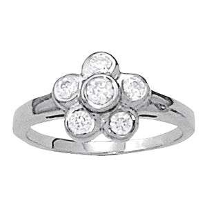 14K White Gold Lab Diamond Fashion Ring
