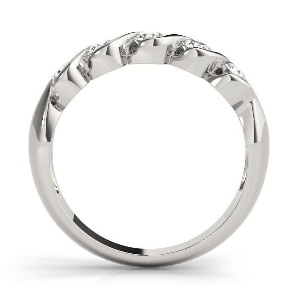 14K White Gold 1 CT Diamond Wedding Ring