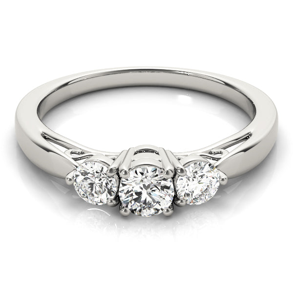 Platinum 1.25 CT Round Diamond Engagement Ring