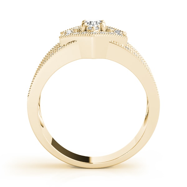 18K Yellow Gold 1/2 ct tw Fashion Diamond Ring